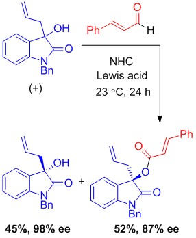 Kinetic Resolution of Tertiary AlcoholsHighly Enantioselective Access to 3-Hydroxy-3-Substituted Oxindoles