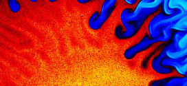 Time-resolved velocity measurements in a magnetic micromixer