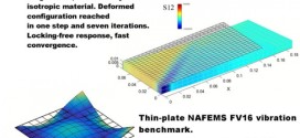 Mean-strain eight-node hexahedron with optimized energy-sampling stabilization for large-strain deformation. Advances In Engineering