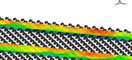 DNS and LES of turbulent flow in a closed channel featuring a pattern of hemispherical roughness elements advances in engineering 2