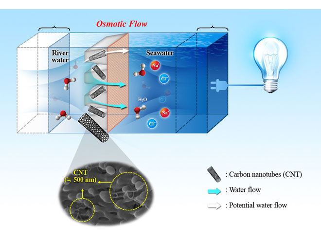 Thin-film nanocomposite membrane with CNT positioning in support layer for energy harvesting from saline water - Advances in Engineering