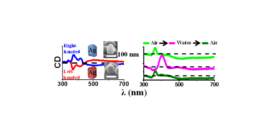 Chiroptically Active Plasmonic Nanoparticles Having Hidden Helicity and Reversible Aqueous Solvent Effect on Chiroptical Activity - Advances in Engineering
