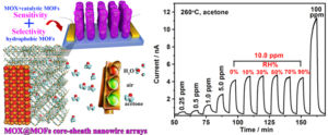 MOF thin film-coated metal oxide nanowire array significantly improved Chemiresistor sensor performance - Advances in Engineering