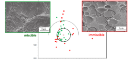 Predicting miscibility in polymer blends using the Bagley plot Blends with poly (ethylene oxide) - advances in engineering