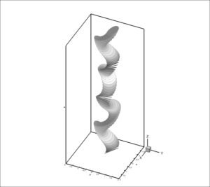 spiral_gray1 - An immersed boundary-lattice Boltzmann flux solver in a moving frame to study three-dimensional (3D LBFS) freely falling rigid bodies - Advances in engineering