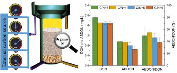 Removal Characteristics of Dissolved Organic Nitrogen and Its Bioavailable Portion in a Postdenitrifying Biofilter Effect CN Ratio. Advances in Engineering