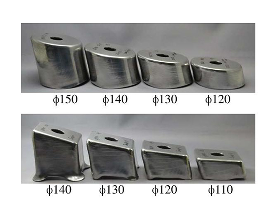 Non-circular metal spinning of oblique-bottom shape - Advances in Engineering