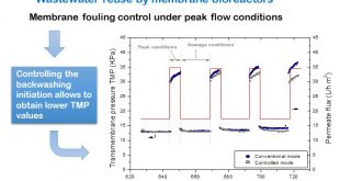 Enhancement of peak flux capacity in membrane bioreactors for wastewater reuse by controlling the backwashing strategy - Advances in Engineering