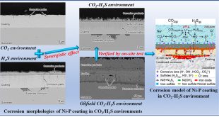 Unraveling the effects of CO2 and H2S on the corrosion behavior of electroless Ni-P coating in CO2/H2S/Cl- environments at high temperatures and high pressure - Advances in Engineering