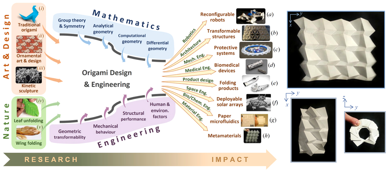 The least symmetric crystallographic derivative of the developable double corrugation surface: Computational design using underlying conic and cubic curves - Advances in Engineering The least symmetric crystallographic derivative of the developable double corrugation surface: Computational design using underlying conic and cubic curves - Advances in Engineering