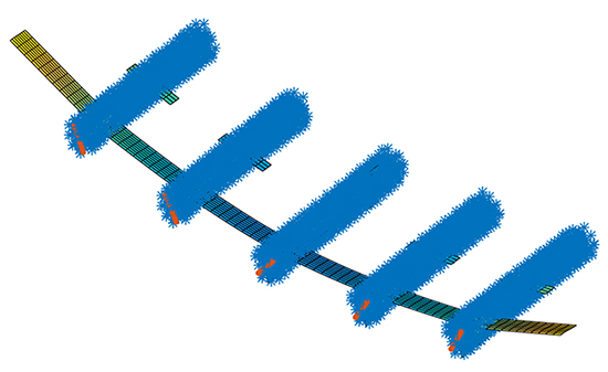 Propeller influence on the aeroelastic stability of High-Altitude Long Endurance aircraft - Advances in Engineering