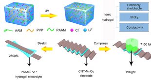 Extremely stretchable, sticky and conductive double-network ionic hydrogel for ultra-stretchable and compressible supercapacitors - Advances in Engineering