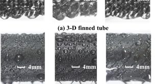 Condensation heat transfer characteristics of moist air outside a three-dimensional finned tube - Advances in Engineering