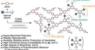 Cobalt-catalyzed [2 + 2 + 2] cycloaddition copolymerization of diyne and internal alkyne monomers to highly branched polymers - Advances in Engineering