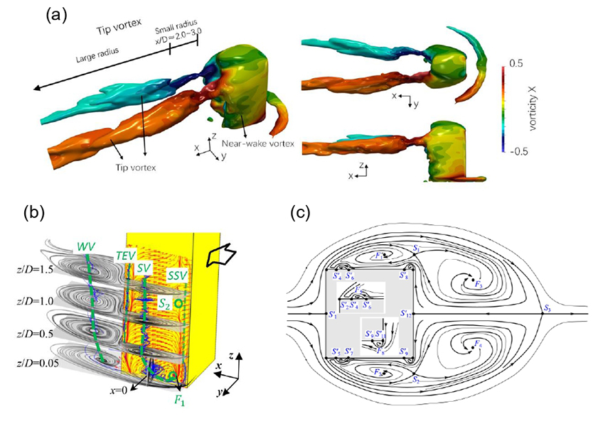 Flow topology around a surface-mounted square cylinder at high Reynolds numbers - Advances in Engineering