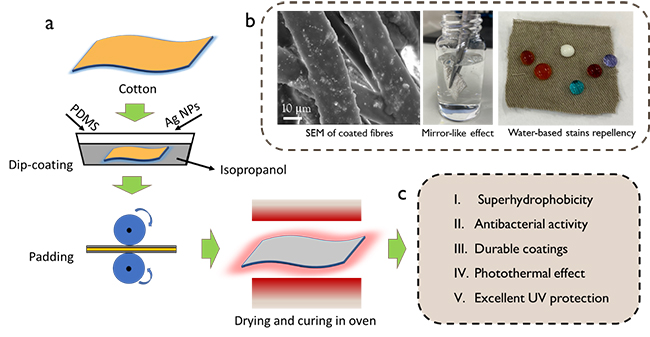 Silver Lining: Crafting the Future of Textiles with Multifunctional Superhydrophobic Cotton - Advances in Engineering Silver Lining: Crafting the Future of Textiles with Multifunctional Superhydrophobic Cotton - Advances in Engineering