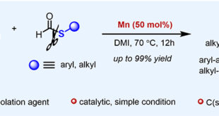 Manganese-Catalyzed Redox-Neutral Thiolation of Alkyl Halides with Thioformates - Advances in Engineering