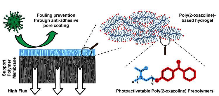Photoactivatable Poly(2-Oxazoline) Hydrogels: A Scalable Antifouling Coating for Ultrafiltration Membranes - Advances in Engineering Photoactivatable Poly(2-Oxazoline) Hydrogels: A Scalable Antifouling Coating for Ultrafiltration Membranes - Advances in Engineering
